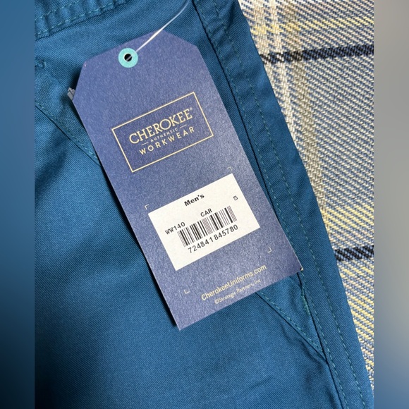 Cherokee Men’s Drawstring Cargo  Pants Caribbean Blue - Picture 5 of 11